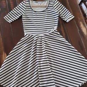 LulaRoe Nicole Striped Swing Dress